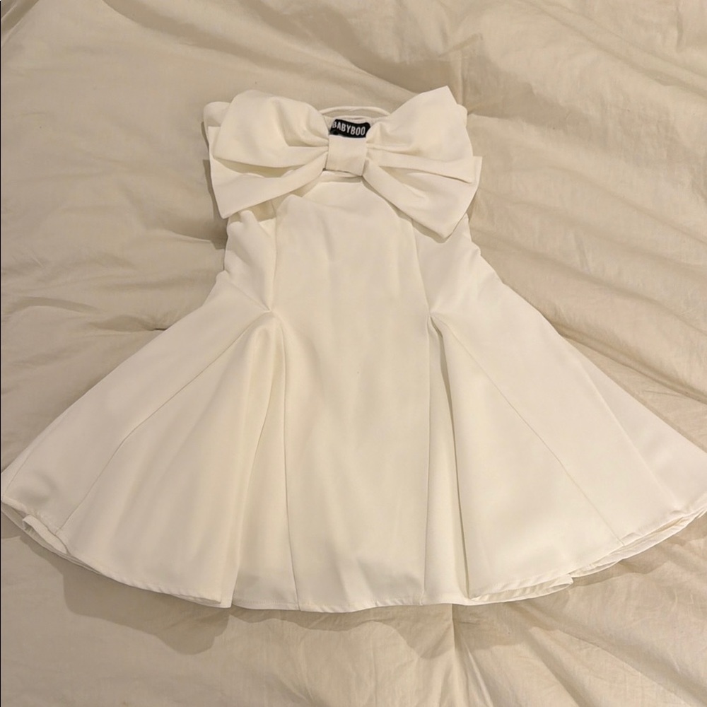 Babyboo Fashion Ruby Playsuit/Mini Dress with Bow